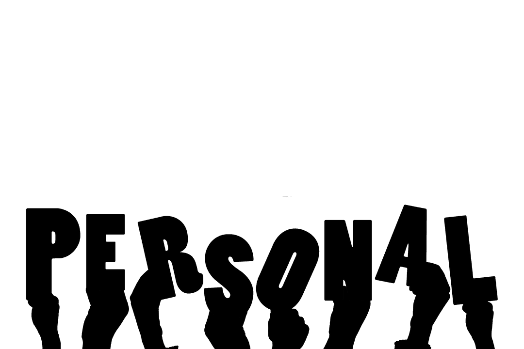 Transparent Hands with Personal Text Embracing Privacy