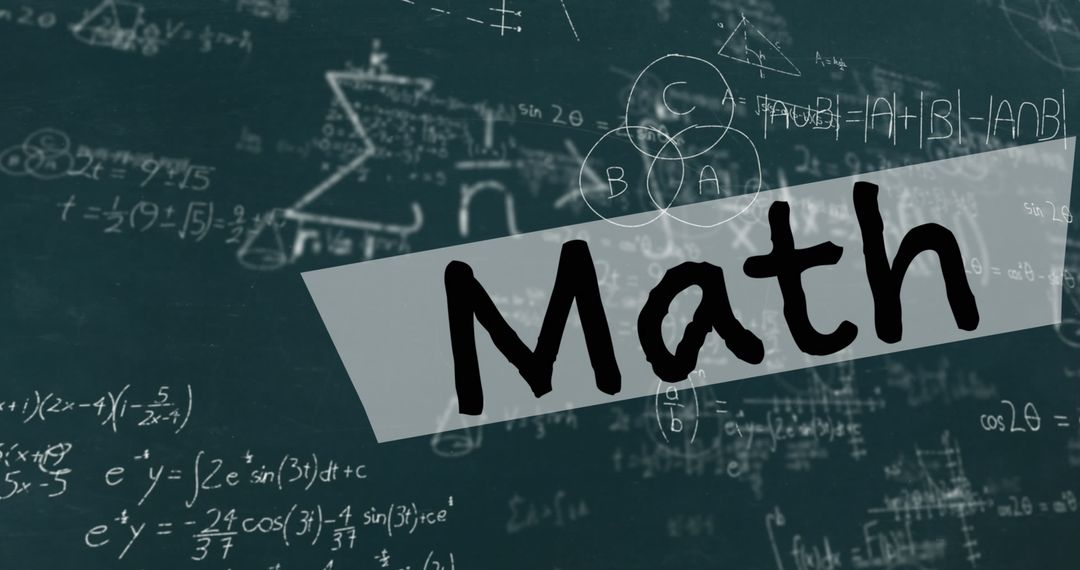Math Education and Learning with Chalkboard Equations