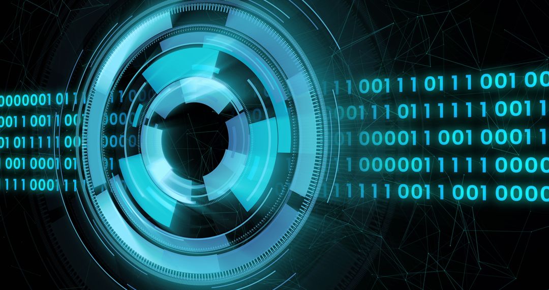 Digital interface scope with binary code pattern