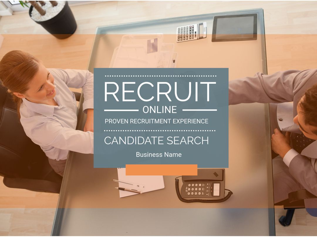 Business Professionals Shaking Hands for Successful Recruitment Agreement