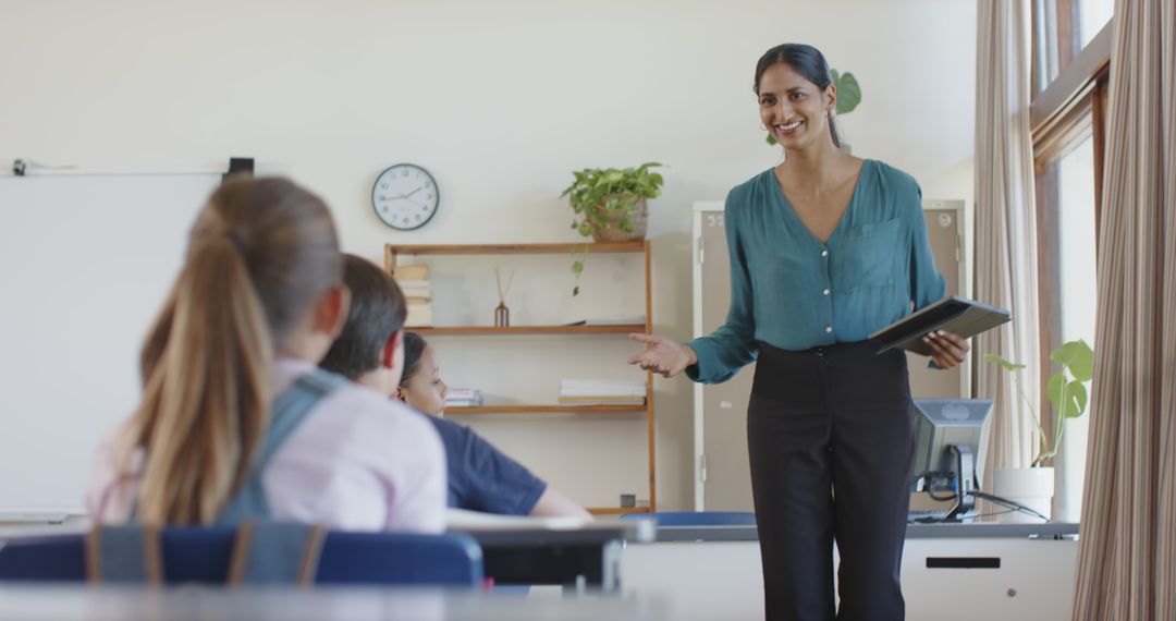 Teacher Engaging Students in Classroom Instruction