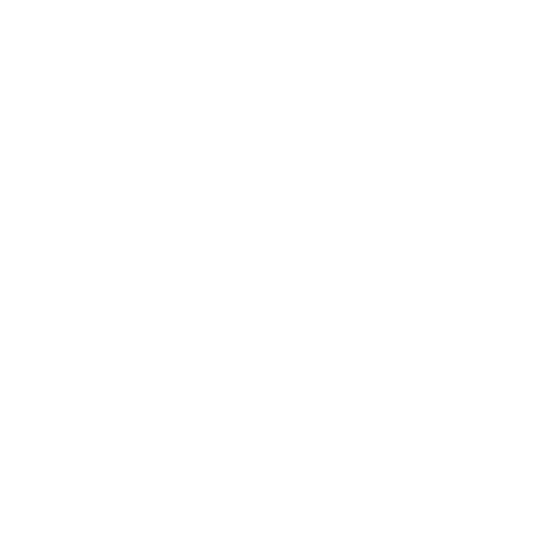 White Transparent Downward Arrow Icon on Black Background