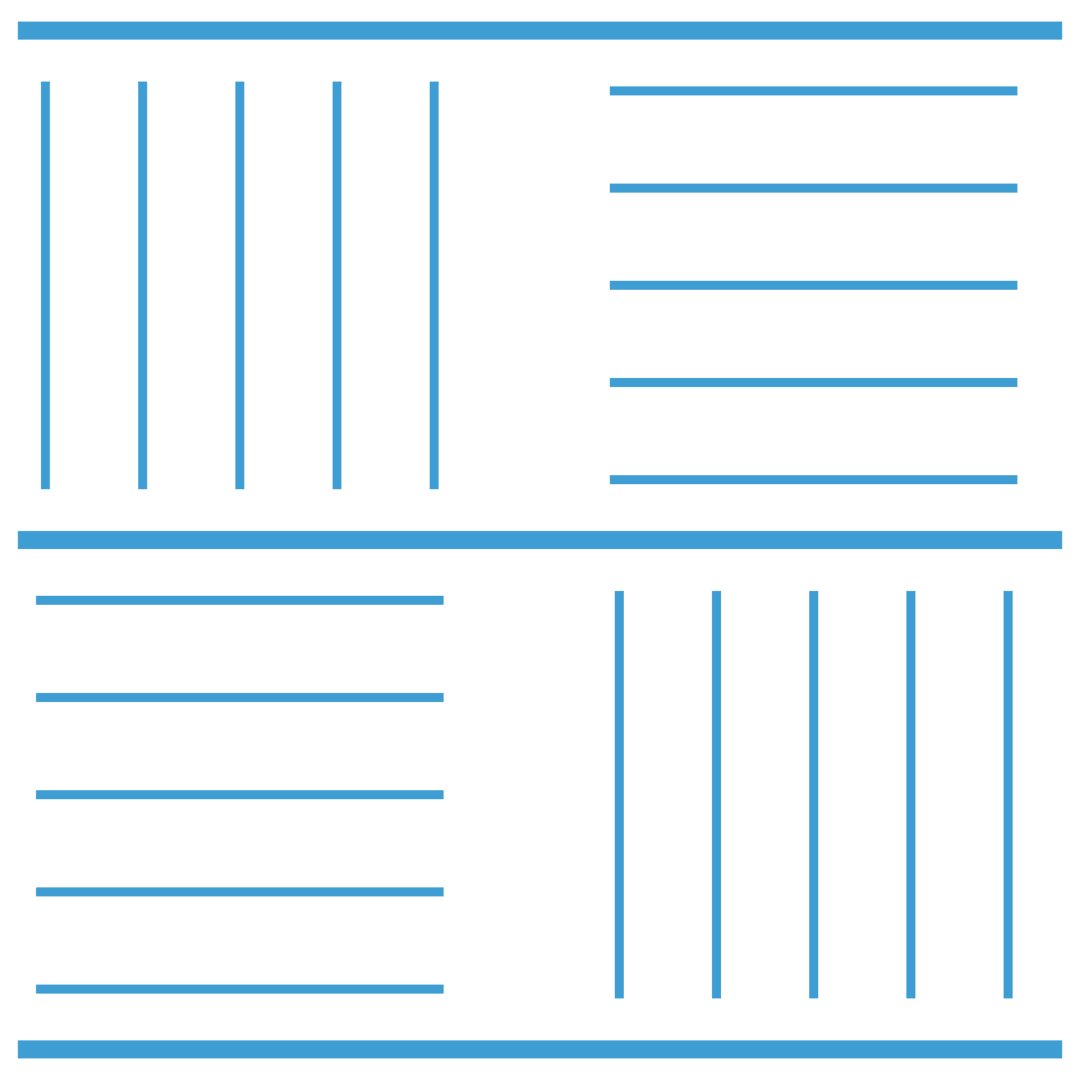 Dual Grids with Blue Lines on Transparent Background