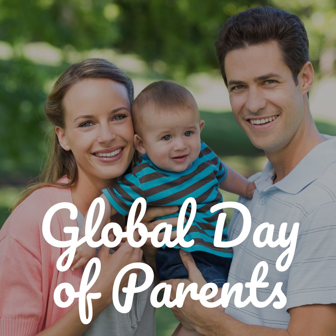 Young Caucasian Parents Celebrating Global Day with Baby Son in Park - Download Free Stock Templates Pikwizard.com