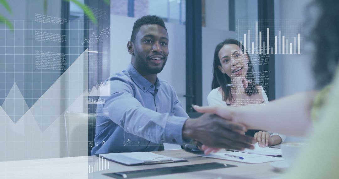 Diverse Business People in High-Tech Meeting