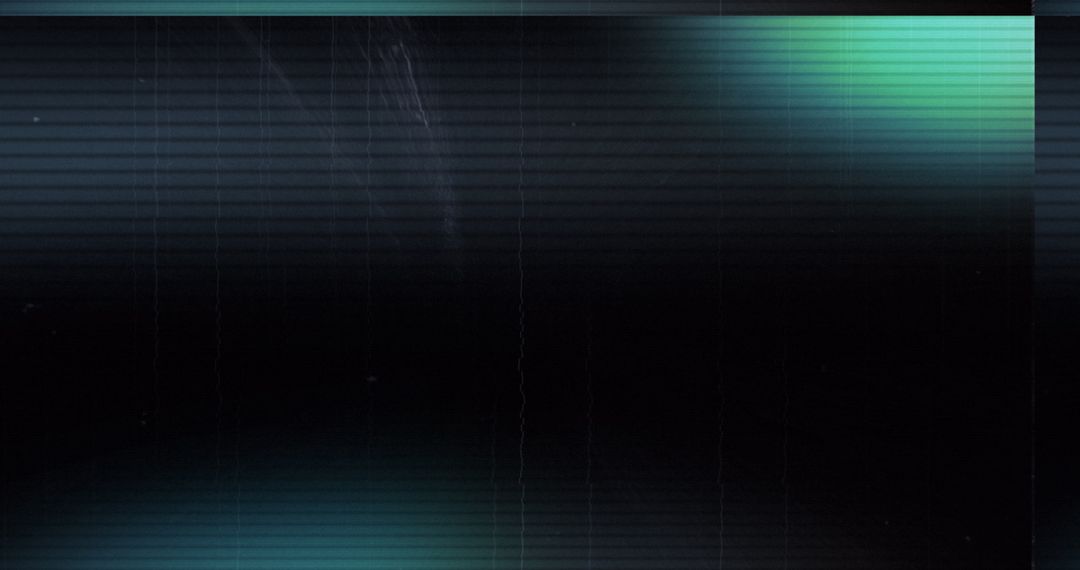 Abstract Glitch Effect with Light Trails on Dark Background