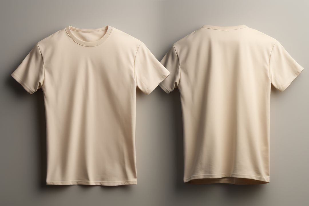 White tshirts with copy space on white background, created using generative ai technology - Free Images, Stock Photos and Pictures on Pikwizard.com