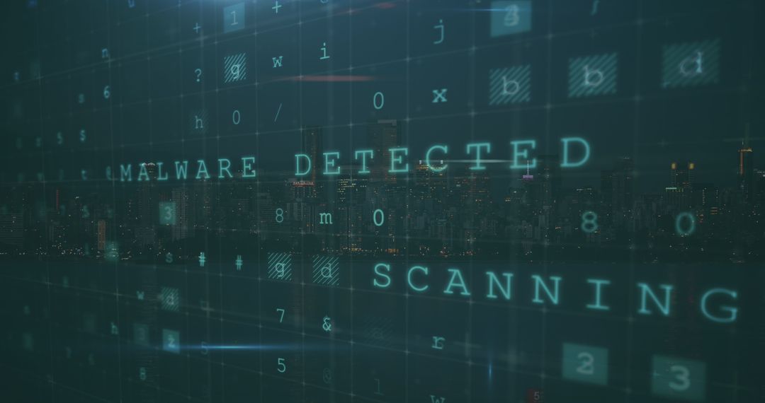 Digital Malware Detection Across Urban Cityscape with Data Overlay