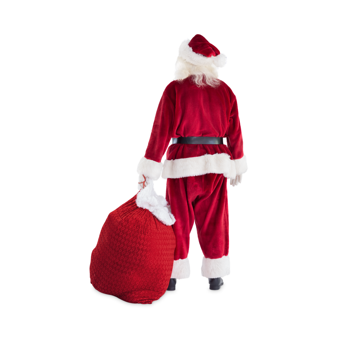 Santa Claus Holding Christmas Gift Sack on Transparent Background - Download Free Stock Images Pikwizard.com