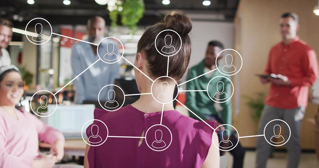 Team Collaboration in Workplace with Network Overlay