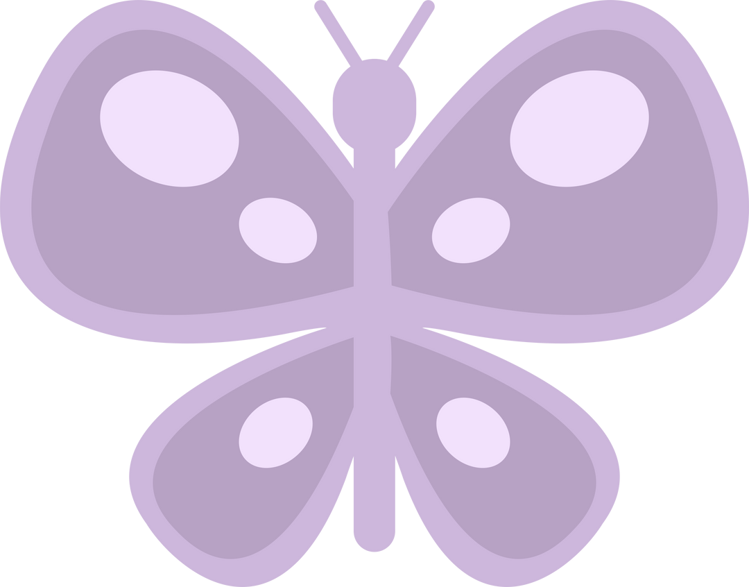 Simple Transparent Digital Purple Butterfly Vector Illustration - Download Free Stock Images Pikwizard.com