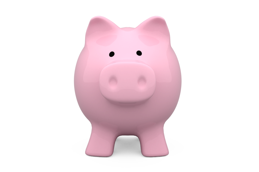 Transparent Pink Piggy Bank Illustration for Finance and Economy Concepts - Download Free Stock Images Pikwizard.com