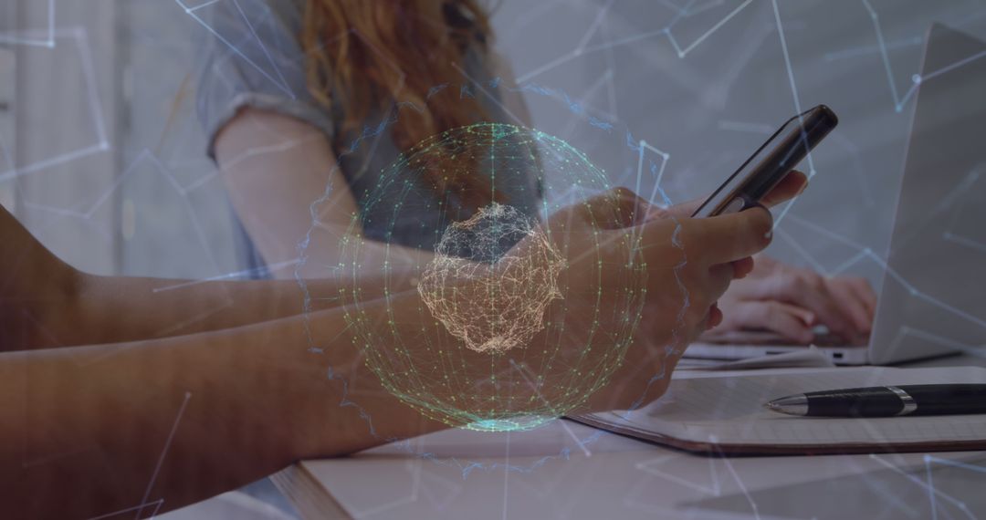 Connectivity and Global Digital Communication Concept