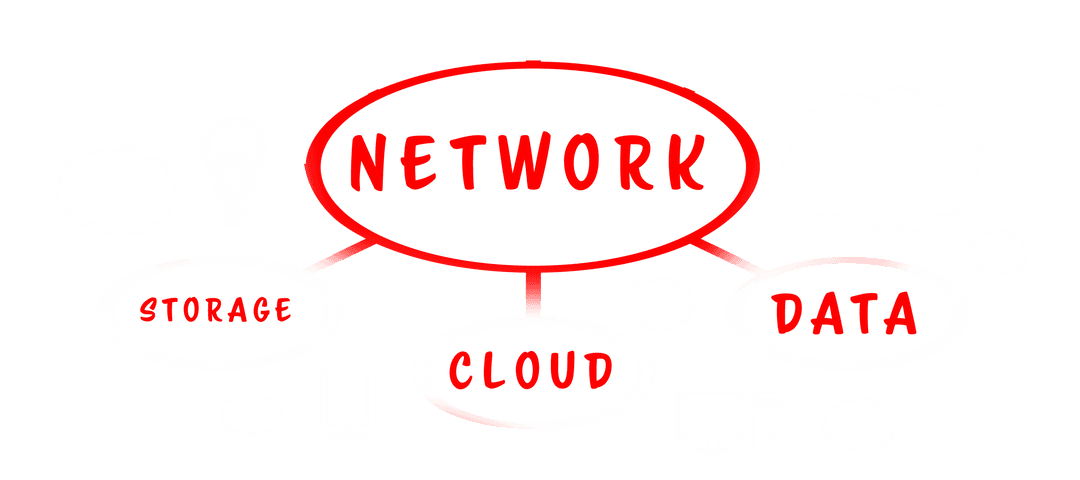 transparent network symbols with cloud data connections - Download Free Stock Images Pikwizard.com