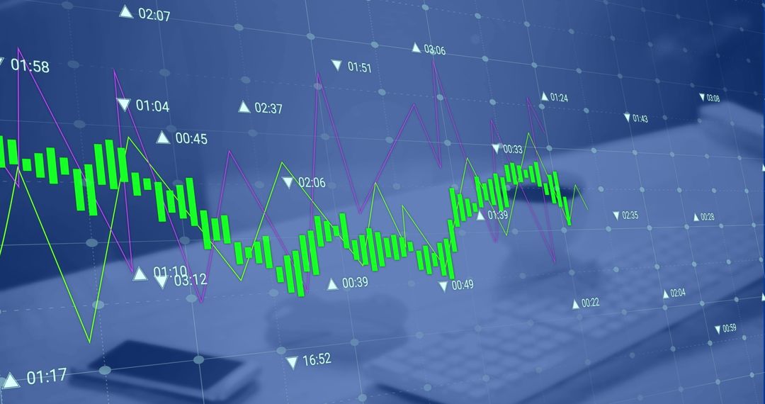 Quantitative Data Analysis Displayed in Office Workspace