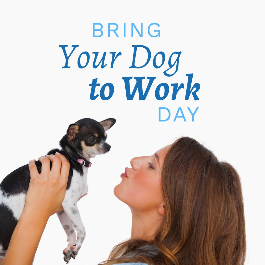 Woman Cuddling Chihuahua on Bring Your Dog to Work Day