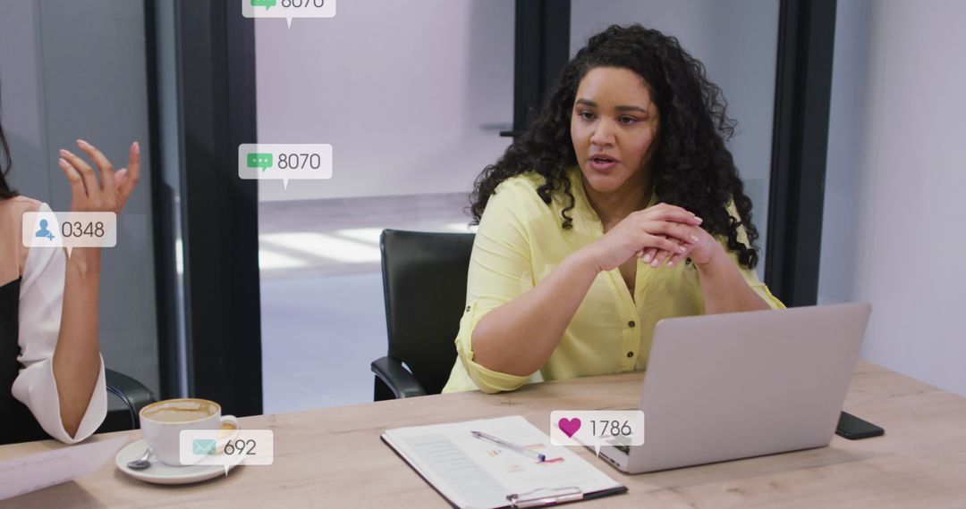 Office Collaboration with Social Media Engagement Metrics