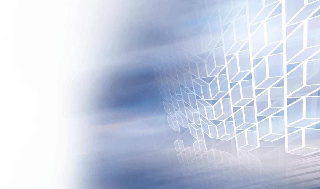 Geometric White Shapes on Transparent Background Illustration