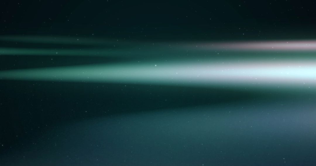 Mystical Northern Lights Under Night Sky