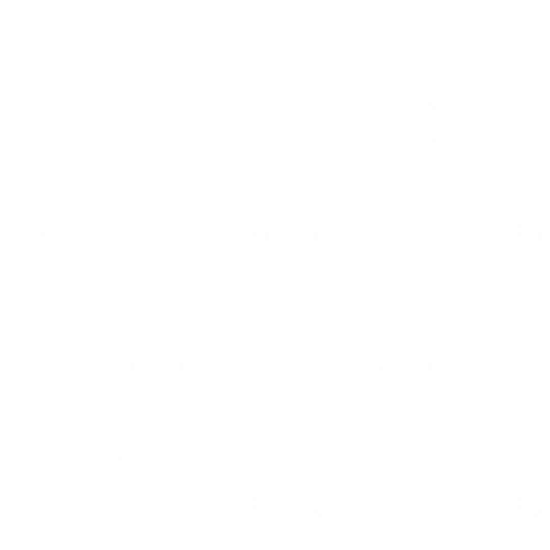 Seamless Transparent Sold Sign Repeat Pattern on Black