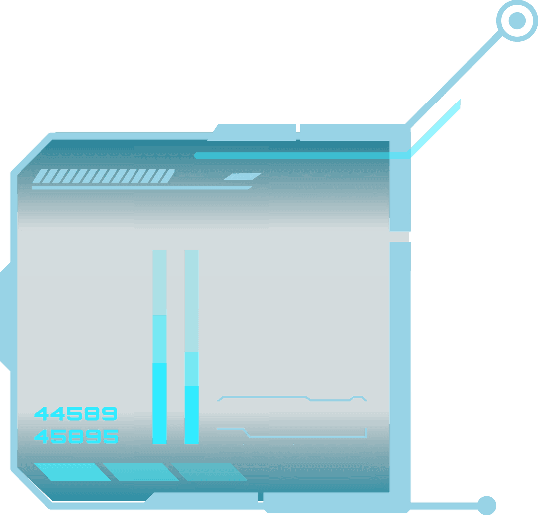 Futuristic Floating Transparent HUD Interface with Data Visuals - Download Free Stock Images Pikwizard.com