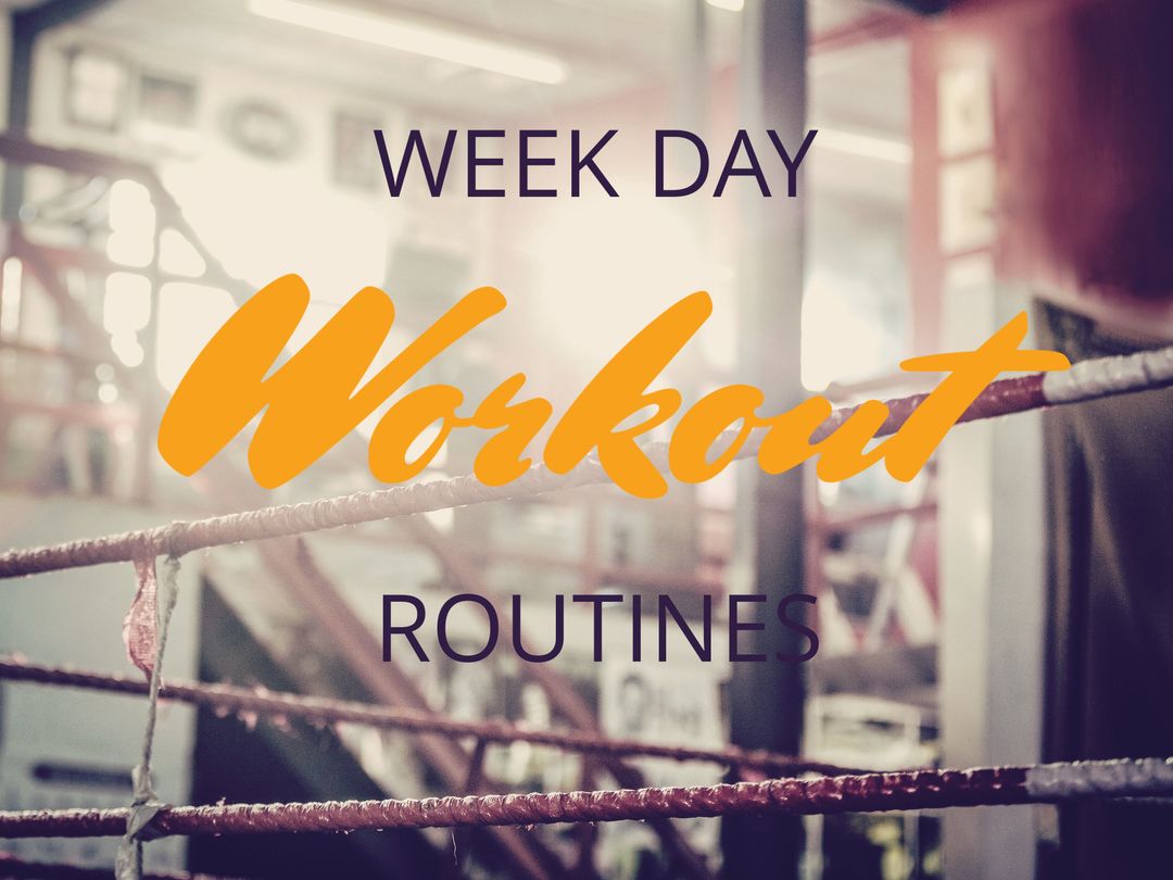 Energetic Boxing Ring Inspiring Fitness Motivations