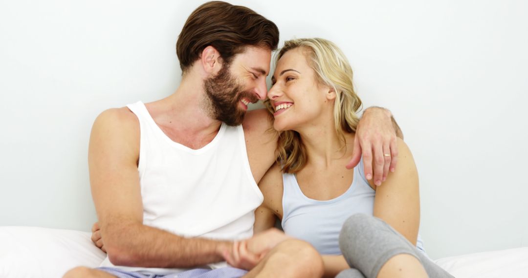 Caucasian Couple Enjoying Relaxed Quality Time