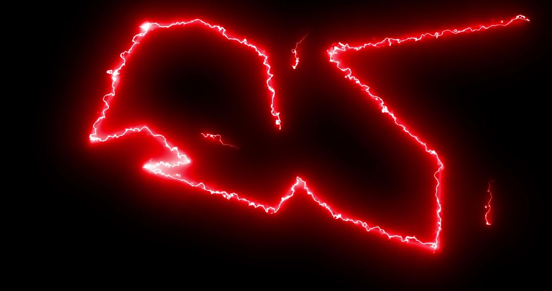 Dynamic Red Lightning Bolts on Dark Background - Free Images, Stock Photos and Pictures on Pikwizard.com