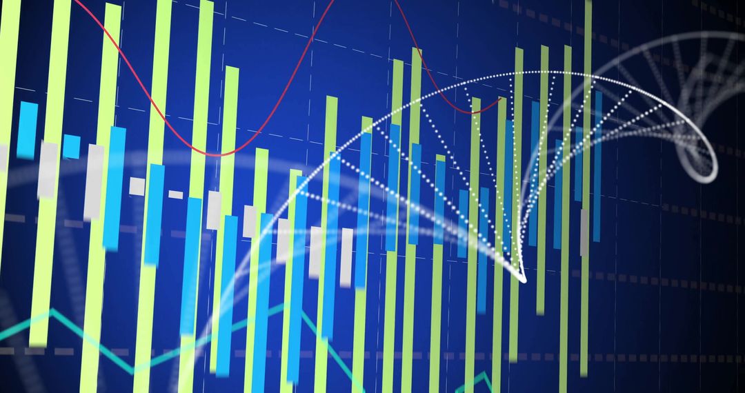 Digital Data Processing with DNA Helix Overlay