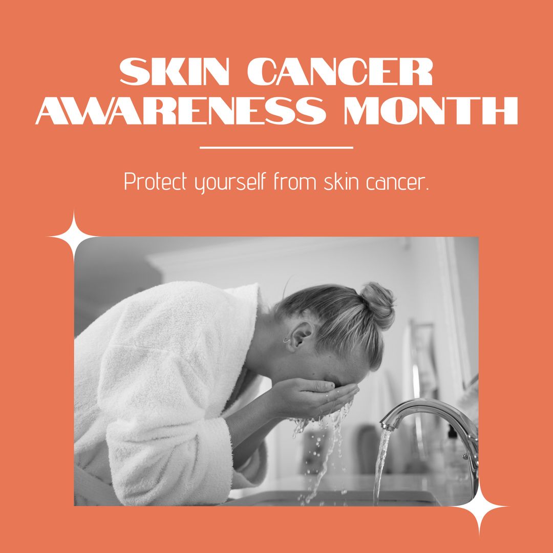 Skin Cancer Awareness Month Hygiene Promotion Graphic