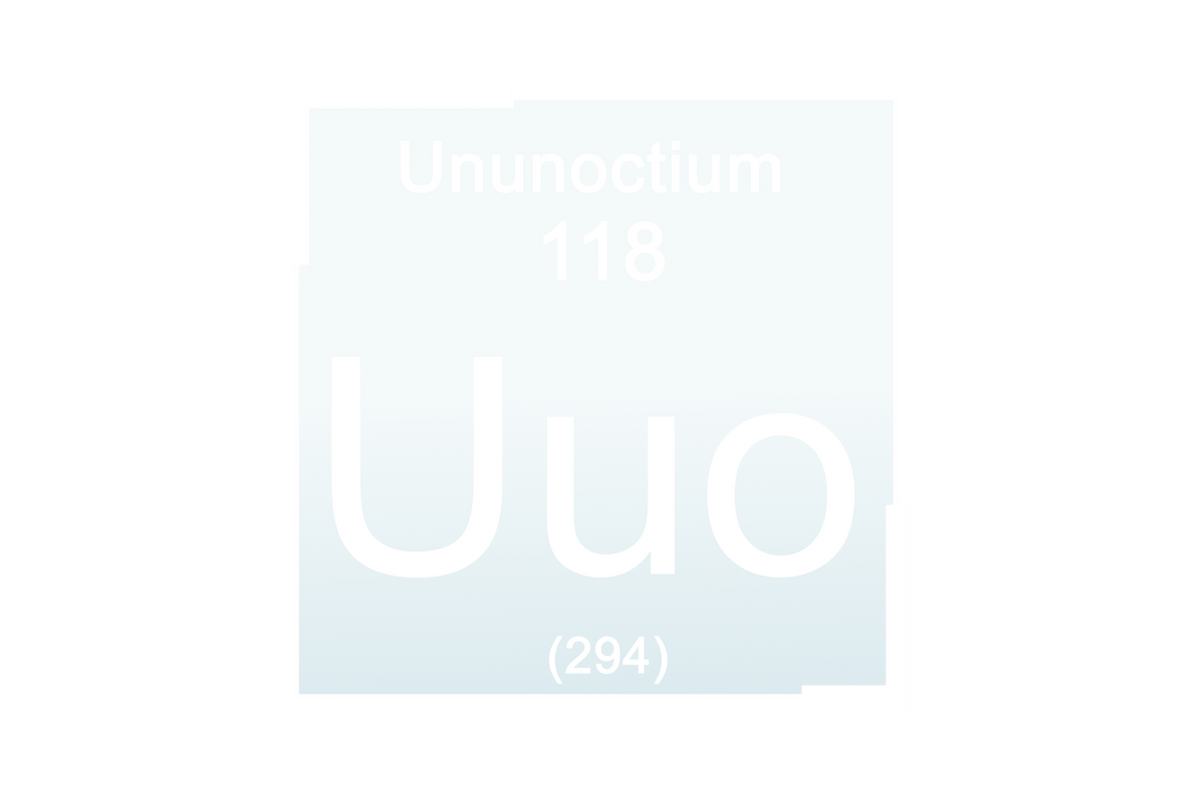 Transparent Illustration of Ununoctium Element Symbol - Download Free Stock Images Pikwizard.com