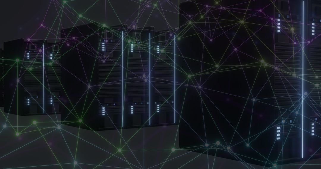 Digital Networks Interconnecting with High-Tech Servers