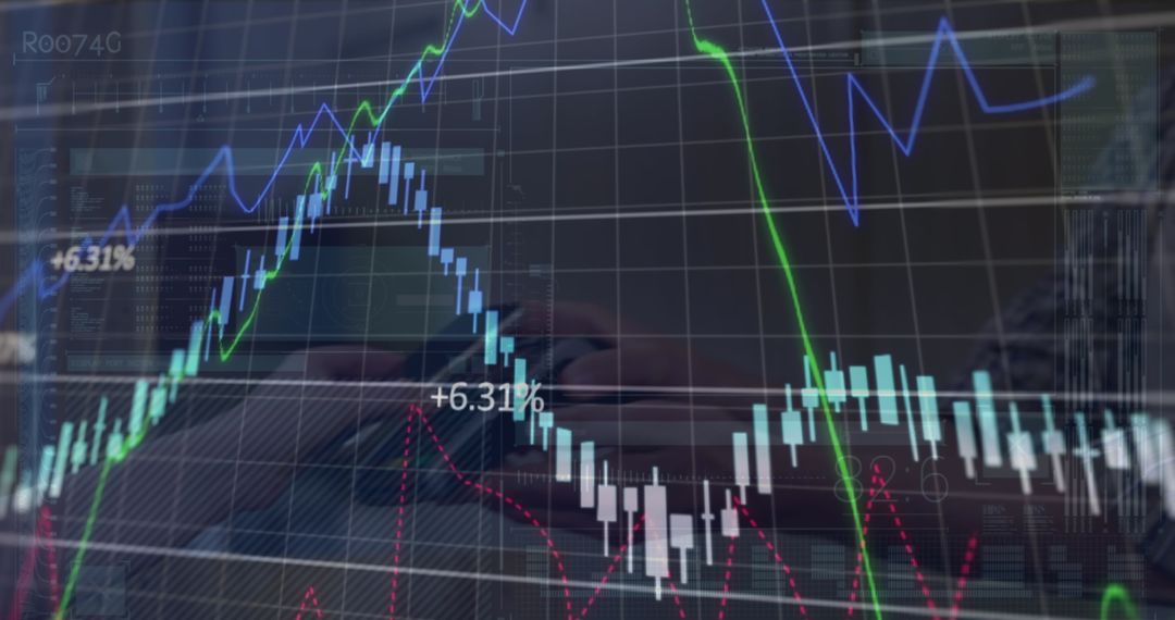 Financial Data Visualization with Mobile Payment Concept