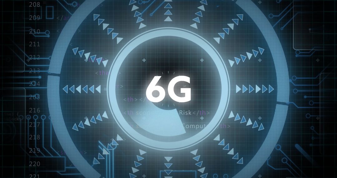 6g technology concept with digital coding interface - Free Images, Stock Photos and Pictures on Pikwizard.com
