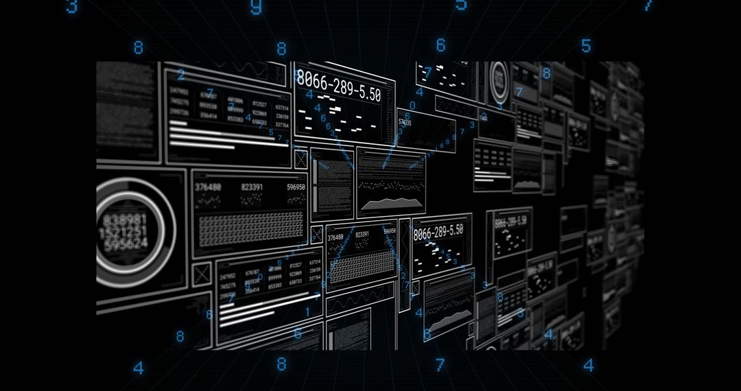Displaying Dense Neon-Blue Dashboards in Virtual Corridor for Cybersecurity and Analytics