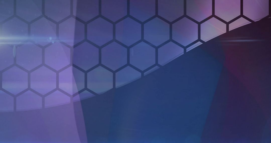 Abstract Futuristic Hexagonal Grid Background