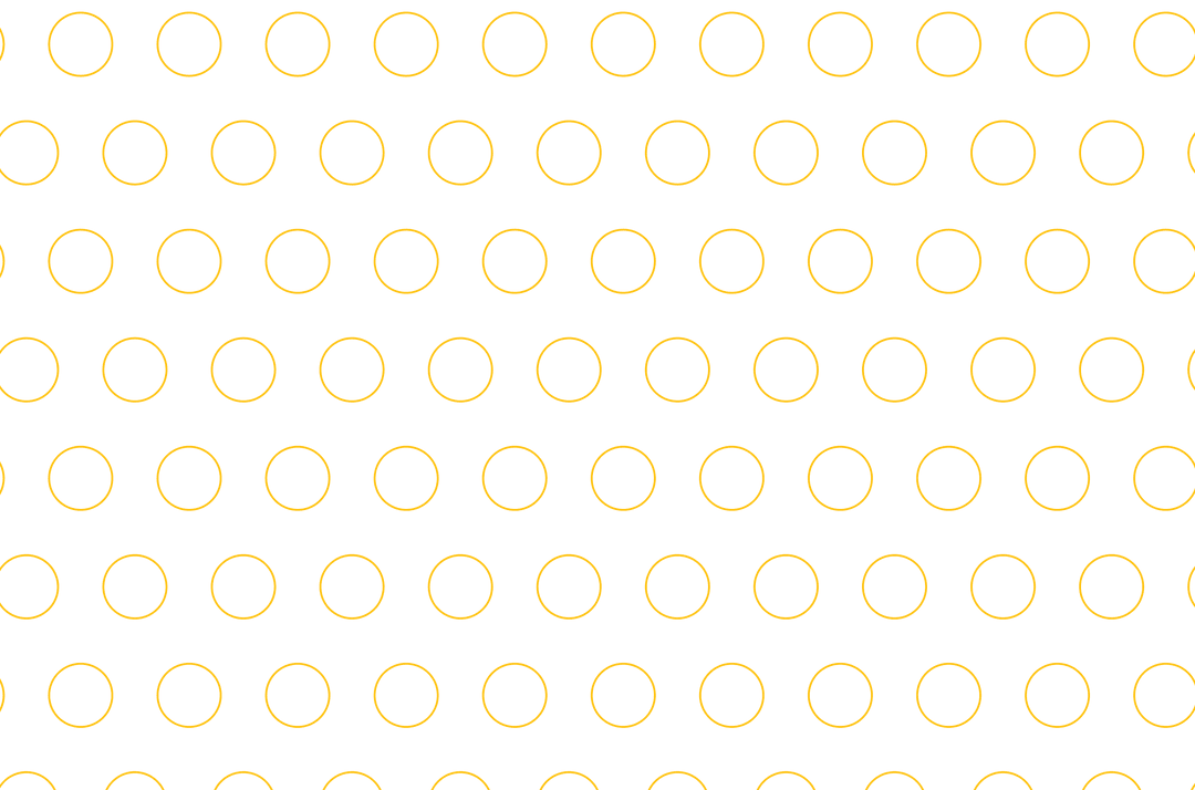 Yellow Circles Pattern on Transparent Background Design