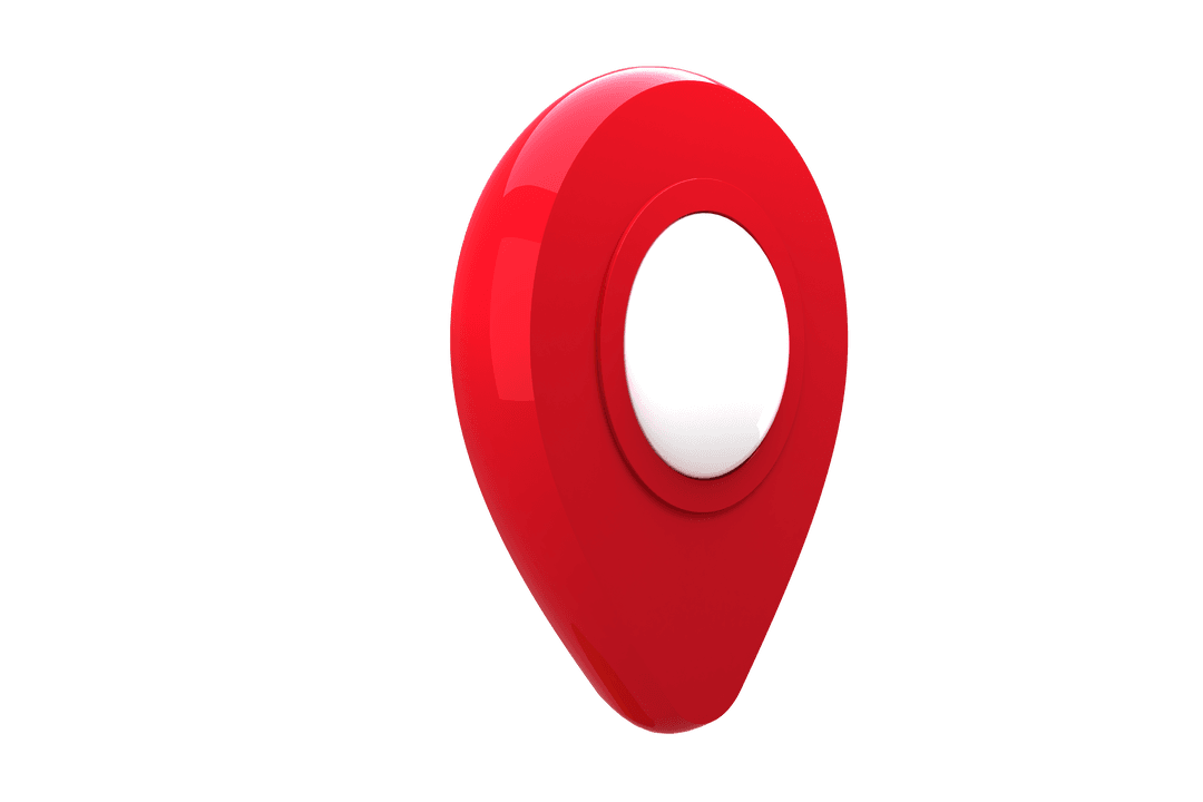 Transparent 3D Red Map Marker Icon Design - Download Free Stock Images Pikwizard.com
