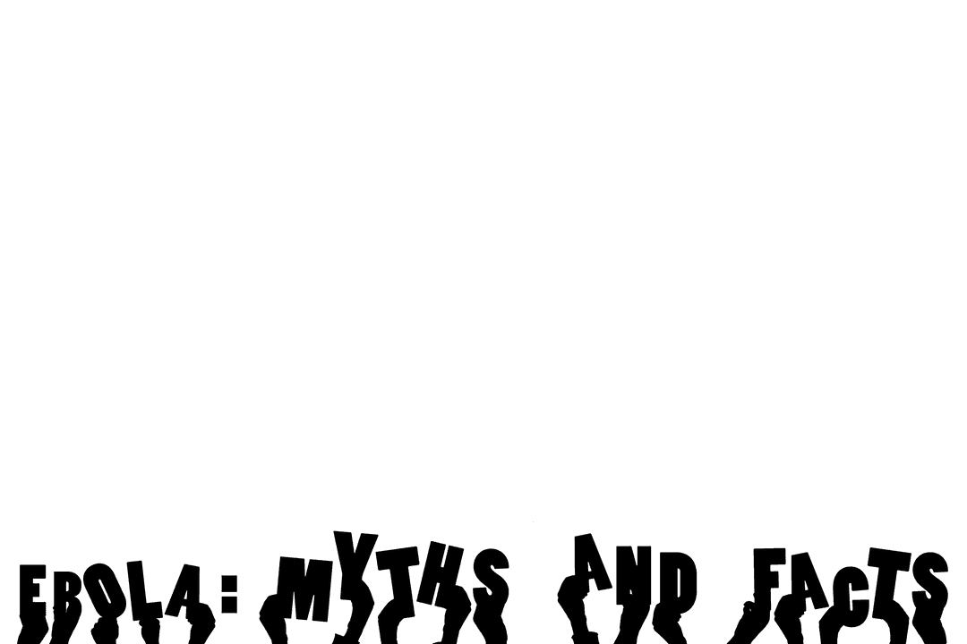 Ebola Myths and Facts with Transparent Hands Illustration