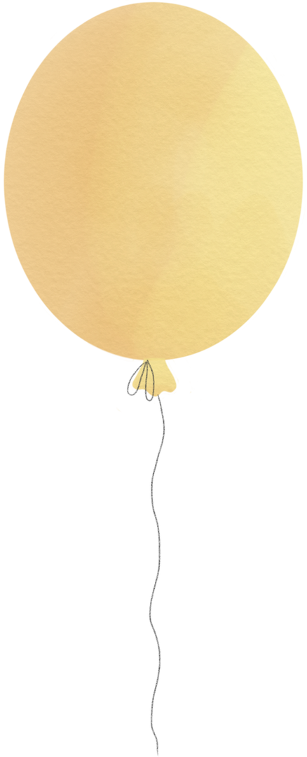 Yellow Party Balloon Vector on Transparent Background - Download Free Stock Images Pikwizard.com