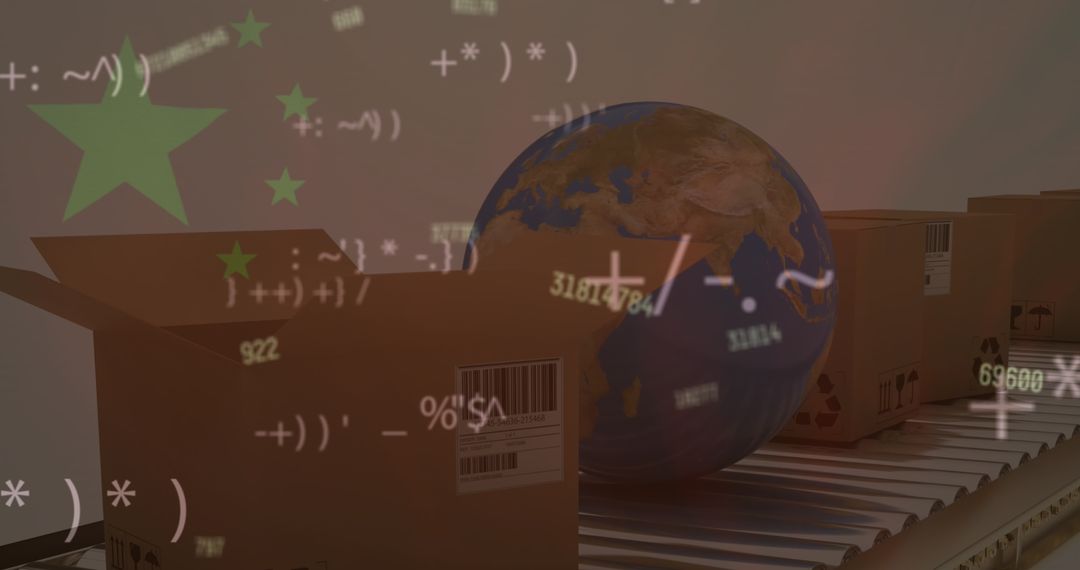 Global Supply Chain Visualization with Numeric Data