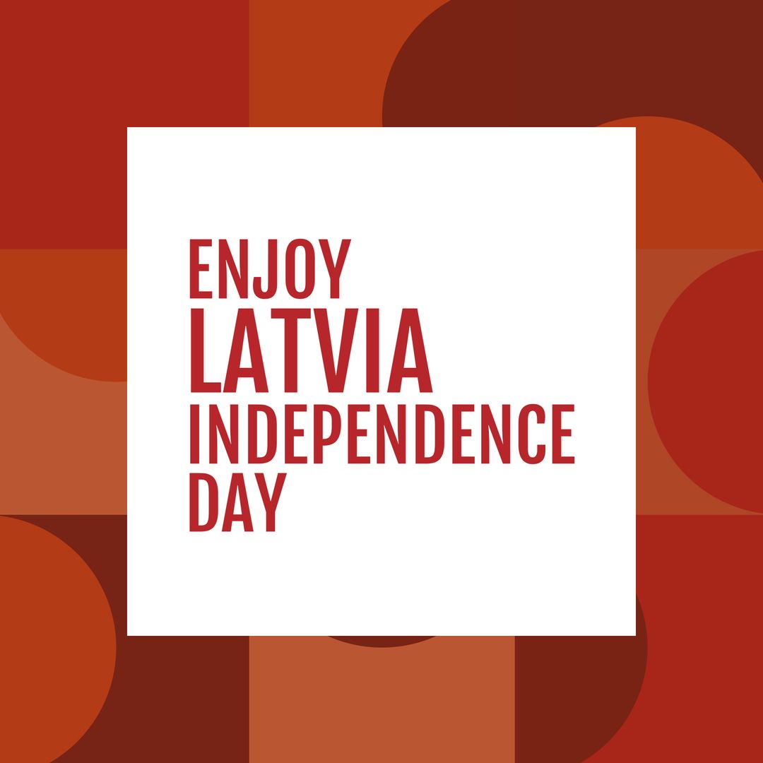 Latvia Independence Day Celebration Graphics Design