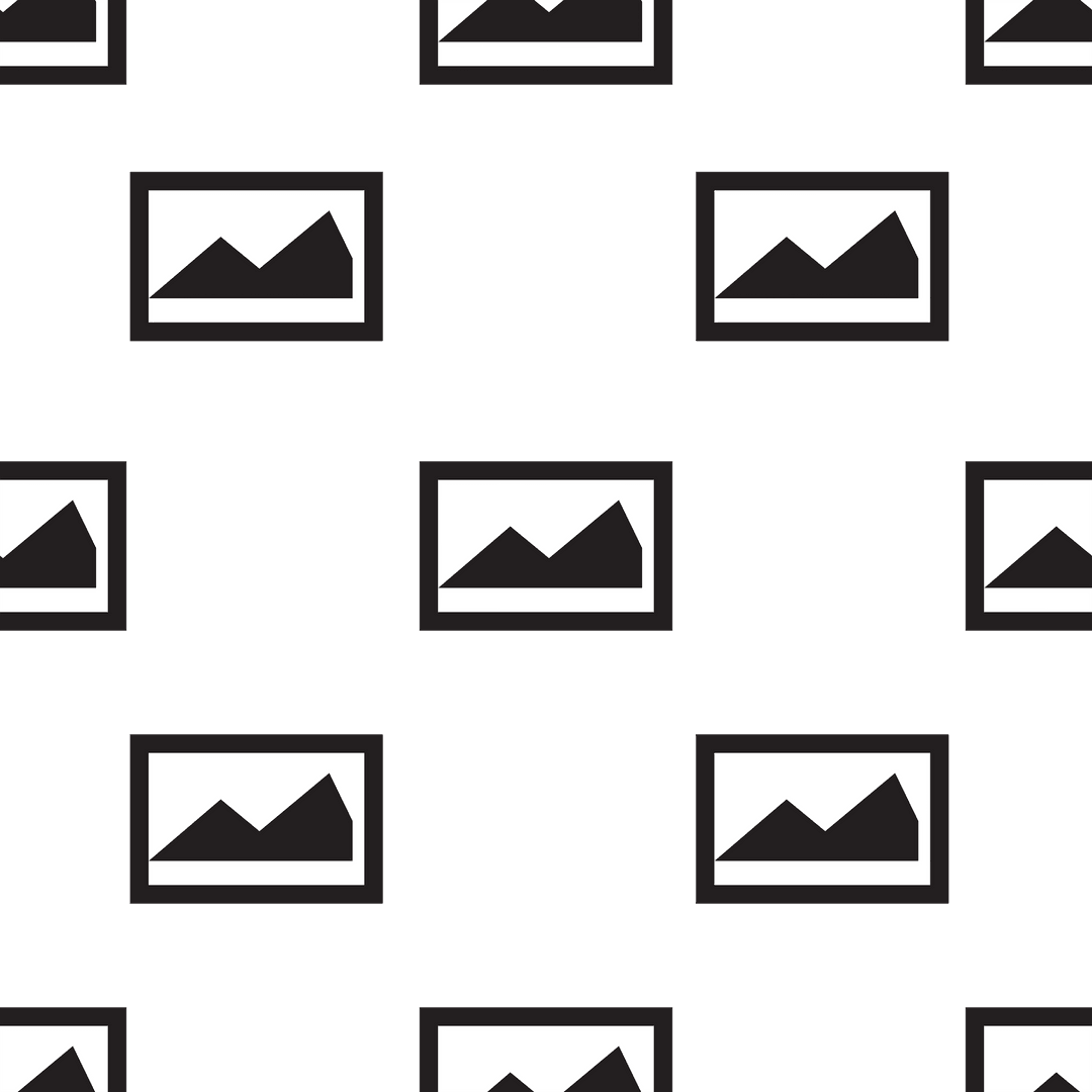 Transparent Photographic Icons Pattern on Black Background
