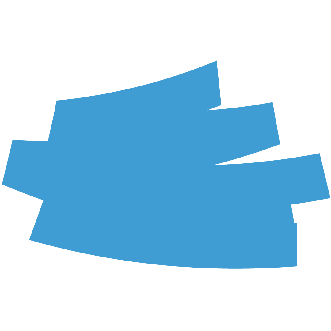 Abstract Blue Shapes on Transparent Background Design