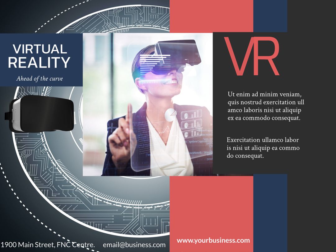 Innovative Virtual Reality Technology For Business Solutions - Download Free Stock Templates Pikwizard.com