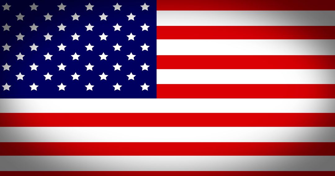 American Flag Puzzle Suggesting Democracy and Unity