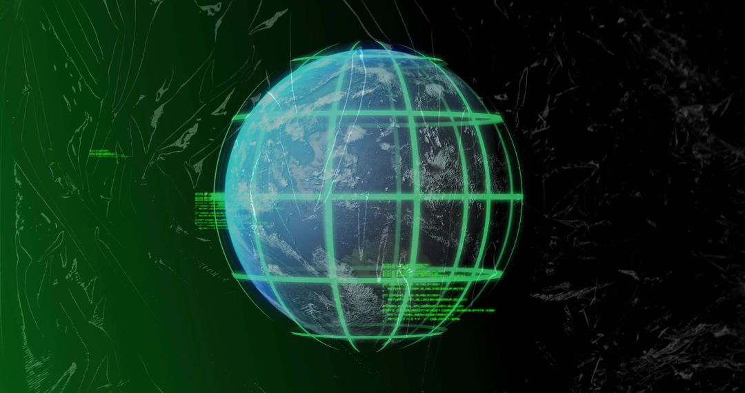 Digital Globe in Cyberspace with Green Technology Grid