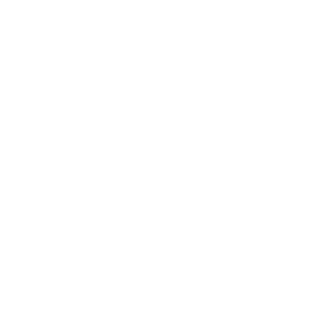 White Circles Pattern on Transparent Background Illustration