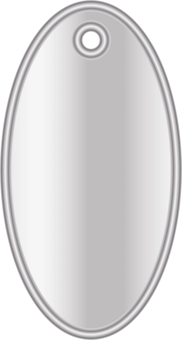 Elegant Silver Badge on Transparent Background for Design Projects