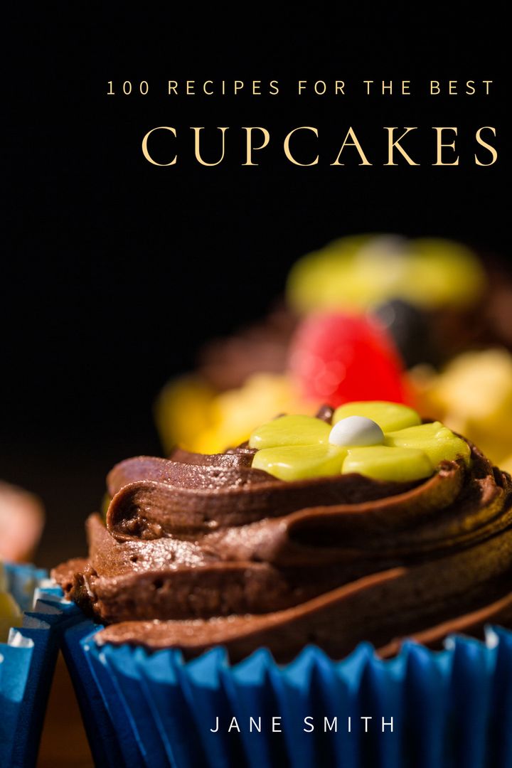 Delightful Chocolate Cupcake with Exquisite Frosting Decor